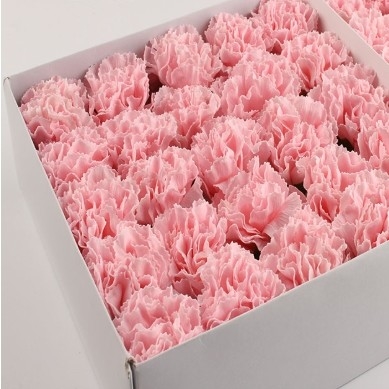 Un buon prezzo. Imitazione Fiore garofano Capocapo di fiore di sapone realistico regalo per la festa della mamma Girofano Sapone Fiore Bouquet in linea