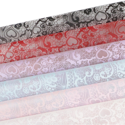 Un buon prezzo. Involucro di fiori San Valentino Corse Soo Paper Wrap Impermeabile Matte Fiorale Bouquet Paper Elegante Disegno 56cm*56cm Personalizzato in linea