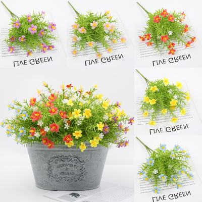 Un buon prezzo. Bouquet di fiori artificiali da 20x35cm bellissima casa albergo matrimonio e decorazione del tavolo con piante e fiori falsi a colori multipli in linea