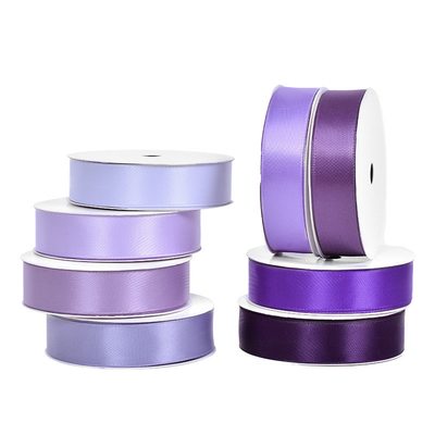 Un buon prezzo. Fairy Purple Ribbon Baking Packaging DIY Accessori per capelli fatti a mano Color Ribbon Bouquet Binding Decorative Packaging Material Color Ding Belt in linea
