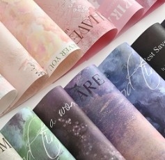 Un buon prezzo. Carta per pittura ad olio di alta qualità, carta per l'arte, carta per i fiori, carta per l'imballaggio in linea