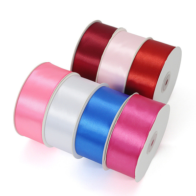 Un buon prezzo. Produttore 4cm Nastro rosa Nastro da matrimonio Nastro da regalo da fiore Cake confezionamento Nastro di tessitura all'ingrosso in linea