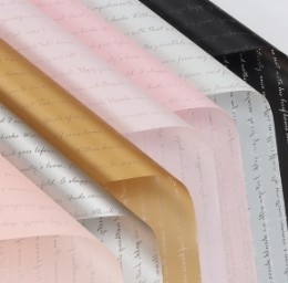 Un buon prezzo. Piccola carta matta inglese, carta vegetariana coreana, carta da confezionamento di fiori in linea