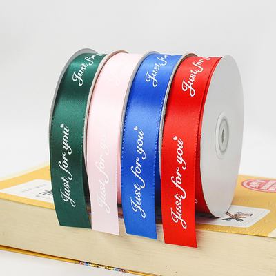 Un buon prezzo. 2.5CM nastro per lettere all'ingrosso nastro per imballaggio di fiori inglese nastro per il bouquet nastro per imballaggio carta per fai da te nastro per imballaggio di fiori in linea