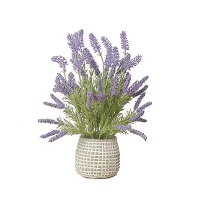 Un buon prezzo. 42cm Fabbrica vendita diretta Bonsai piante Lavanda per decorazioni interne Casa calda regalo Fiori artificiali in linea