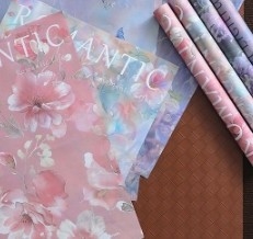 Un buon prezzo. Carta di avvolgimento per fiori in stile pittura ad olio siciliana di fascia alta in linea