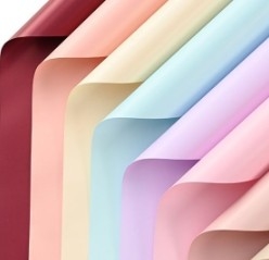 Un buon prezzo. Carta di primo amore in stile coreano di colore massiccio carta Ouya carta di imballaggio di fiori carta in linea