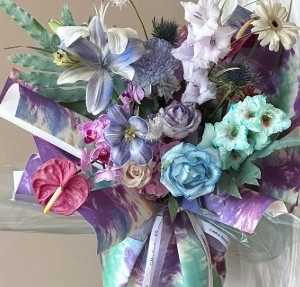 Un buon prezzo. Carta di imballaggio a base di fiori impermeabile per la tintura delle cravatte in linea