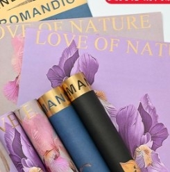 Un buon prezzo. Stampaggio a caldo Fauvismo Carta di fiori Carta di imballaggio di fiori in linea