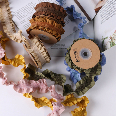 Un buon prezzo. Double-sided frustato fungo bordo di peluche nastro elastico DIY arco accessori per capelli regalo fiori imballaggio abbigliamento tessile per la casa in linea