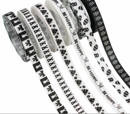 Un buon prezzo. Nastro di Pasqua, corona di Pasqua in bianco e nero, nastro decorativo per archi, cesto di uova di Pasqua, nastro per imballaggi regalo in linea