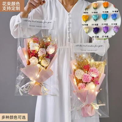 Un buon prezzo. Giorno di San Valentino Regalo creativo Sapone portatile Rose Bundle Girasole Prodotto finito Giorno delle donne Regalo creativo Ingrosso di prodotti in linea