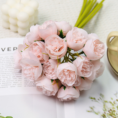 Un buon prezzo. 27 artificial lotus flowers, wedding hall hand-held bouquets, fresh and simple home decoration photography props in linea