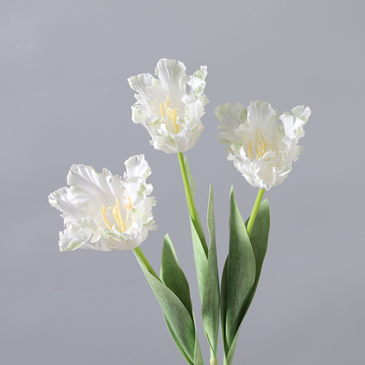 Un buon prezzo. Arredamento per la casa, fiori artificiali, attrezzi per le riprese in studio, 5 tulipani a doppio petalo in linea