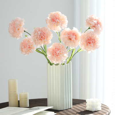 Un buon prezzo. Simulazione di fiori, bouquet di garofani, fiori secchi, vacanze in famiglia, decorazione del soggiorno, tavolo da pranzo, oggetti fotografici, ornamenti, fiori finti in linea