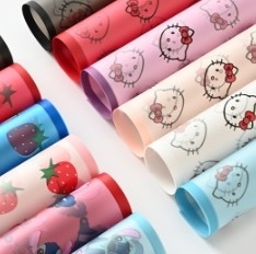 Un buon prezzo. Giornata Internazionale dei Bambini Magico bordo Fragola Hansu Carta impermeabile Carino Fiore Fiore Carta di avvolgimento in linea