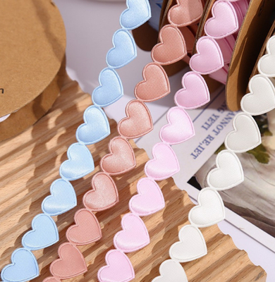 Un buon prezzo. Customizable Love Ribbon for Flower Shop Packaging and Headwear Accessories in Weave Print Design in linea