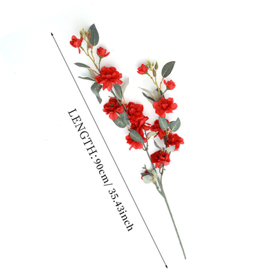 Un buon prezzo. Decorazione di matrimonio simulata Camellia Fiore falso Hotel Sceneria nuziale Fiore simulato Negozio di plastica Decorazione del soffitto Fiore falso in linea