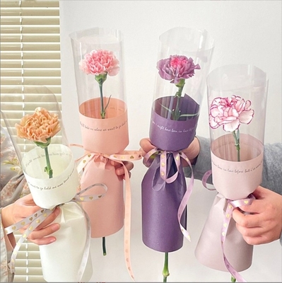 Un buon prezzo. Dea singolo piccolo mazzo imballaggio trasparente opp film impermeabile avvolto in carta di fiori materiale di casa negozio di fiori in linea