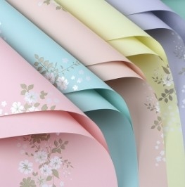 Un buon prezzo. Fiori di Yamano Carta stampata di Ouya Carta di imballaggio di fiori in linea