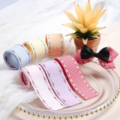 Un buon prezzo. Ricamo in poliestere Jacquard Ricamo a nastro per fai da te Arco per capelli Accessori Abbigliamento Collare Manette Pantaloni Decorazioni di bordo in linea
