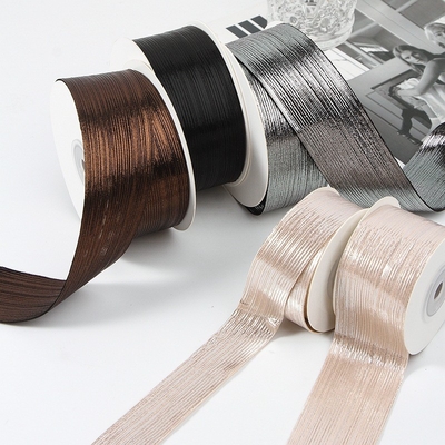 Nastro per stampa a caldo a strisce oro e argento per fai da te, fermagli per capelli, abbigliamento e confezioni regalo, perfetto per ogni occasione