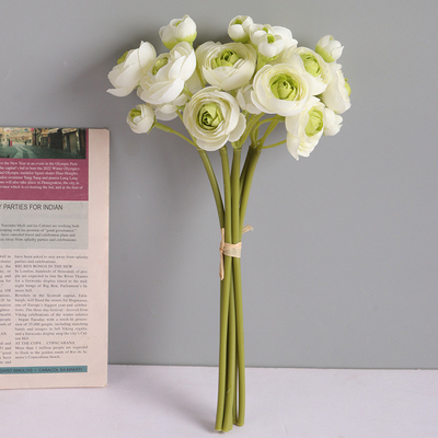 Un buon prezzo. Simulazione di mini fiori di loto conferenza di fotografia domestica piccoli bouquet decorativi, ornamenti per salotto e tavolo da pranzo e fiori decorativi di peonia in linea