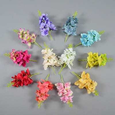 Un buon prezzo. Simulazione di fiore di giacinto stringa decorazione domestica fotografia oggetti di scena arrangiamento ornamenti cappelli etnici produzione accessori fiori di seta in linea