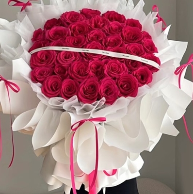 Un buon prezzo. Piccolo film opaco a colori solidi spessito da 8 micron, impermeabile, carta da avvolgimento per bouquet di fiori, carta Ouya monocolore, carta regalo per fiori in linea