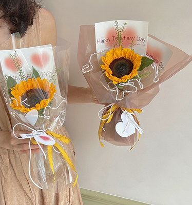 Un buon prezzo. Blu 1cm Griglia Serie Nastro Bouquet Fiore cravatta Formaggio DIY Arco Materiale di imballaggio floreale artigianale per la cottura in linea