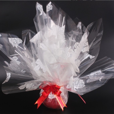 Un buon prezzo. Carta per la confezione di frutta natalizia, confezione di fiori, cellophane trasparente, carta da regalo a forma di cuore inglese 70# in linea