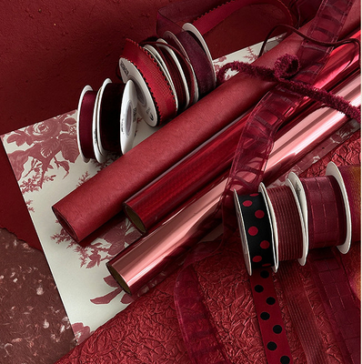 Un buon prezzo. Autunno e inverno Retro Ankora Serie Rossa Fiore Carta di avvolgimento Fiore Bouquet Strap Fioraio Negozio di materiali artigianali fai da te in linea