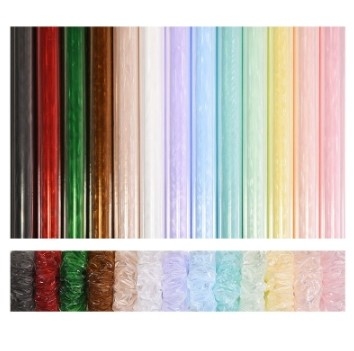 Un buon prezzo. Carta di avvolgimento per lampade colorate a vetro impermeabile a fiori in linea