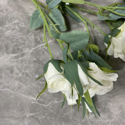 Un buon prezzo. 5 rose da sogno Nozze Decorazione floreale portatile Disegno floreale Ornamento floreale essiccato Simulazione Rose Bundle in linea