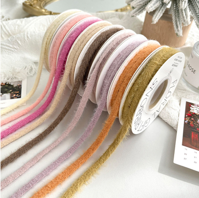 Un buon prezzo. Fiocco di fiori vuoti in peluche ecologico Bouquet floreale natalizio fatto a mano Fai da te Borsa regalo Cinghie per legare torte in linea