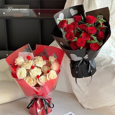 Un buon prezzo. Carta al neon, carta da involucro per fiori Croti Love Rose, negozio di fiori, arte floreale, involucro per bouquet, carta da fiori, cesto di fiori, decorazione regalo in linea