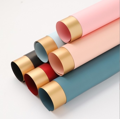 Un buon prezzo. Grande inaugurazione di Jincai Paper! cesto di fiori, carta da involucro a due colori dorata Ouya, mazzo, materiali da involucro a fiori, arte floreale artigianale in linea