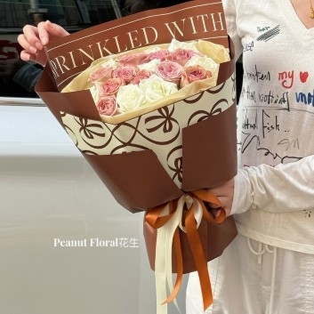 Un buon prezzo. Carta di imballaggio per fiori a prova d'acqua della serie Kroxin in linea