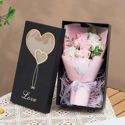 Un buon prezzo. Grosso imitazione di fiori di sapone rosa, piccoli regali creativi per la festa della mamma, San Valentino e regali di Natale, transfrontalieri in linea