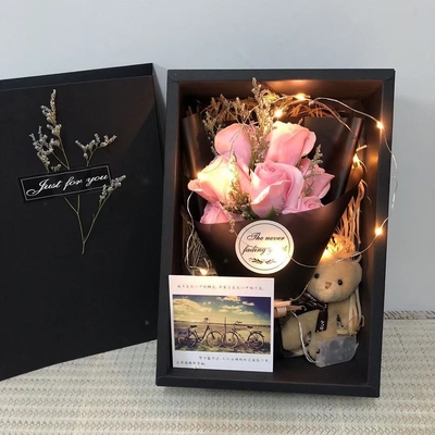 Un buon prezzo. Scatola regalo all'ingrosso per orso rosa, regalo di compleanno pratico per il giorno dell'insegnante, scatola regalo sincera, di fascia alta per la tua ragazza. in linea