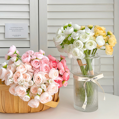 Un buon prezzo. Ins Wind Lotus Simulation Flower Fake Flower Wedding Hall Holding Bouquet Piccolo Fresco Semplice Decorazione Domestica Fotografia Requisiti in linea