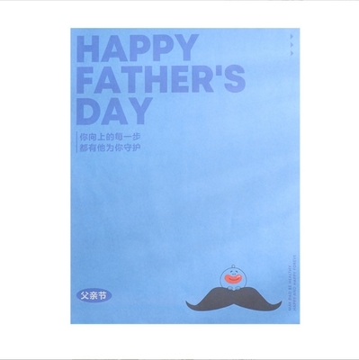 Un buon prezzo. Carta di avvolgimento di fiori fai da te, fatta a mano e impermeabile per le celebrazioni del giorno del padre in linea