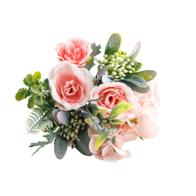 Un buon prezzo. Fiore di simulazione nordica, rosa, fiore finto, bouquet di nozze, accessori fotografici per matrimoni, arrangiamento floreale, decorazione domestica, fiore di seta in linea