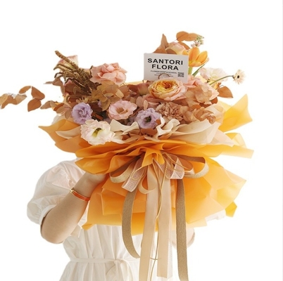Un buon prezzo. Carta vegetariana coreana ispessita 58*58cm Carta opaca impermeabile per imballaggi di fiori in linea