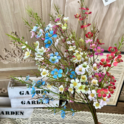Un buon prezzo. Prugna australiana simulata, fiore artificiale, prodotto finito per matrimonio, composizione floreale, fiore paesaggistico, sensazione di alta gamma, soggiorno, decorazione bouquet di fiori in linea