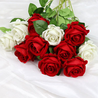 Un buon prezzo. Valentine's Day New Swan Velvet Fabric Flower Packaging Paper in linea