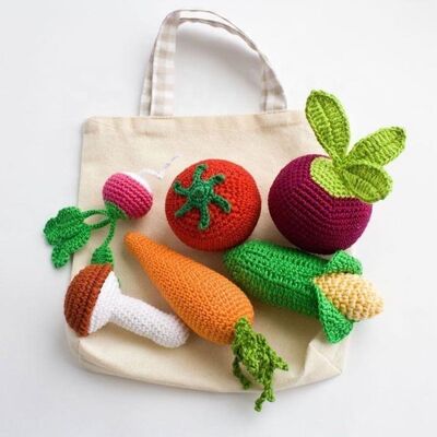 Un buon prezzo. Amigurumi Bambino Gioco Carino Vegetali Crochet giocattoli per bambini fatti a mano in linea