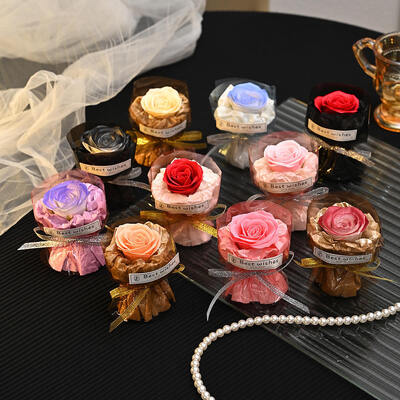 Un buon prezzo. Manifattura Mini Sapone Rosa Bouquet Fiore asciutto Modello regalo HBL006 Lana schiuma di lino Sapone Fiore per il matrimonio San Valentino Decorazione corporativa per le vacanze in linea