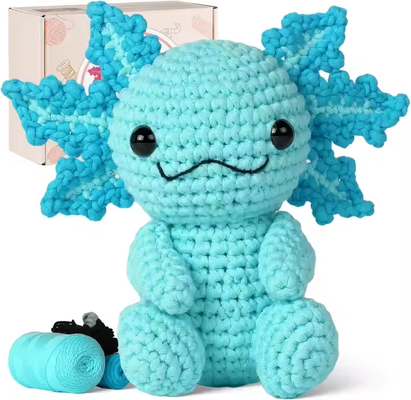 Un buon prezzo. Eco Friendly Soft Yarn Crochet Doll Set Creative Craft Gift for Children Essential Sewing Weaving Toys per principianti in linea