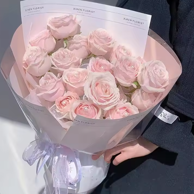 Un buon prezzo. Fiori artificiali profumati fatti a mano Regali di San Valentino Prezzi all'ingrosso personalizzabili Bouquet di fiori di sapone di alta qualità in linea